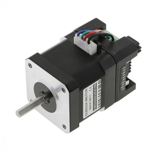 Nema 17 Closed-loop Stepper Motor OUKEDA OK42HC40-174AYT-IO with Controller 1.8 Deg 0.44Nm 1.68A 12-40VDC