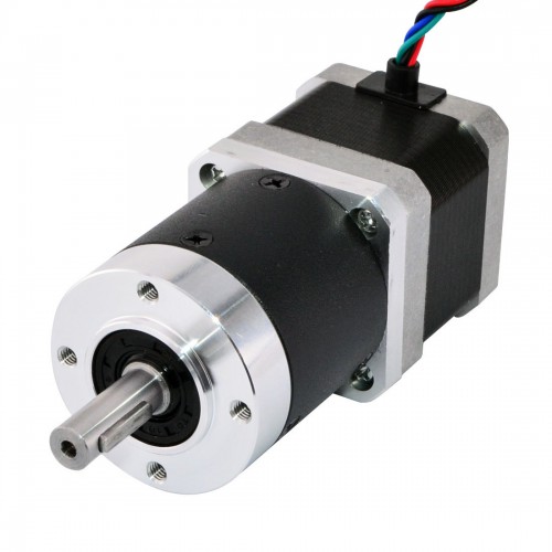 Nema 17 Geared Stepper Motor 17HS15-1684S-HG100 100:1 High Precision Planetary Gearbox 15Nm Max Permissible Torque