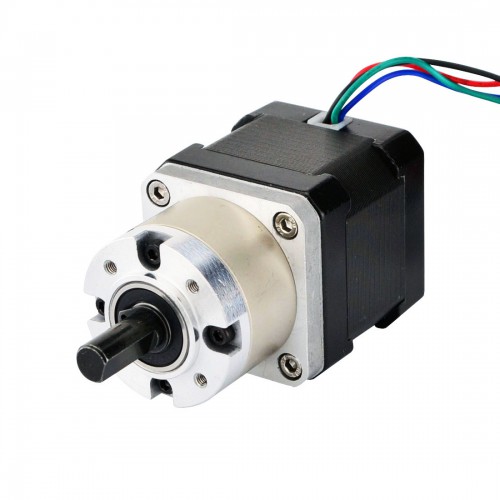 Nema 17 Geared Stepper Motor 17HS15-1684S-PG5 1.68A 5:1 Planetary Gearbox 1.62Nm Output Holding Torque