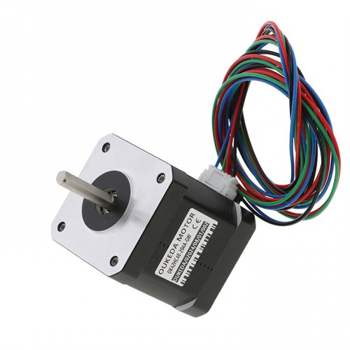 Nema 17 High Temp Stepper Motor Oukeda OSP001461 1.8deg 60Ncm Insulation Class B 180C