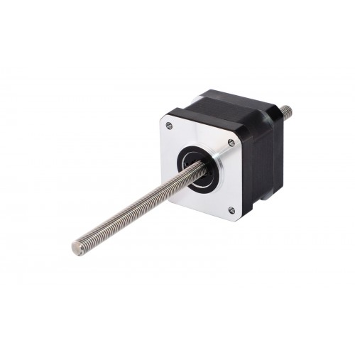 Nema 17 Non Captive Linear Actuator Stepper Motor 17LS13-0844N-200D Screw Length 200mm, Lead/rev 2.0mm, 28.0Ncm, 0.84A