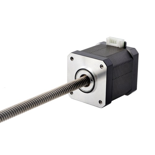Nema 17 Non-captive Linear Stepper Motor 17N19S1684MB-200RS Screw Length 200mm, Lead/rev 8mm, Thrust 6.5N, 1.68A
