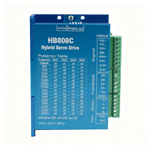 Nema 17/23/24 2 Phase Closed Loop Stepper Motor Driver HB808C AC18-80V