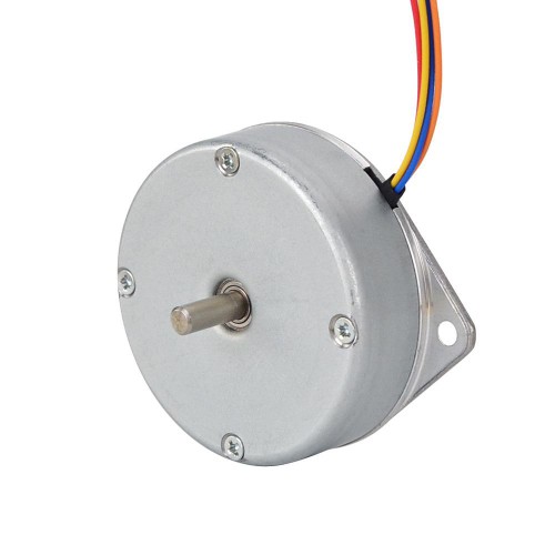 Nema 18 Round Pancake Stepper Motor 18HR06-1004S 1.8deg 9Ncm 1A Φ46×16mm 4 Wires