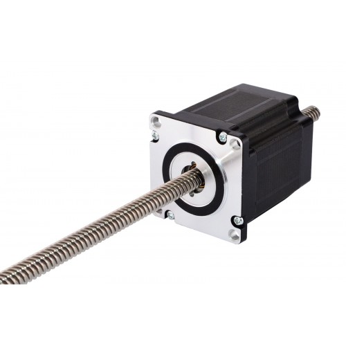 Nema 23 Lead Screw Stepper Motor 23LS26-25043-250N Screw Length 250mm, Lead/rev 2.54mm, Thrust 540N, 2.5A