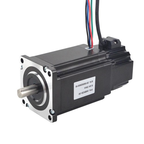 Nema 24 P Series Stepper Motor 24BK20-30 3Nm 1.8 degree with Brake (Friction Torque 2.0Nm)