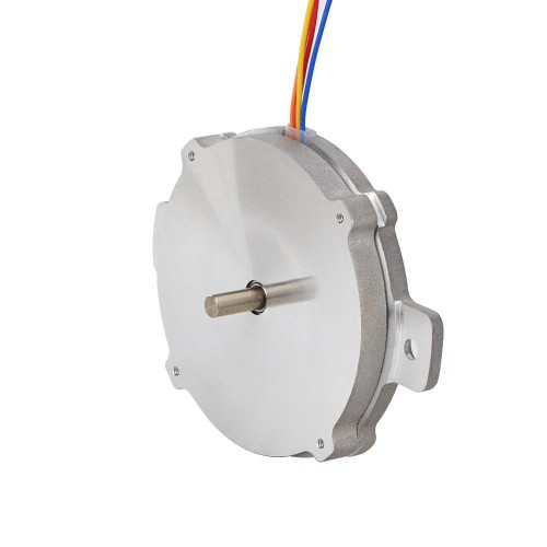 Nema 24 Round Pancake Stepper Motor 24HR04-1004S 1.8deg 6Ncm 1A Φ60×9.6mm 4 Wires