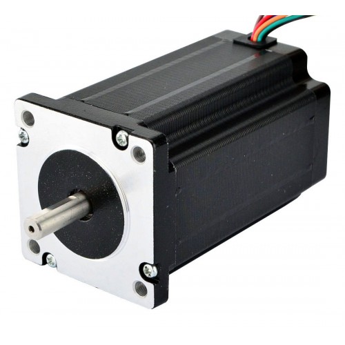 Nema 24 Unipolar/Bipolar Stepper Motor 24HS39-3008D 4Nm Dual Shaft 60×60×100mm 8 Wires