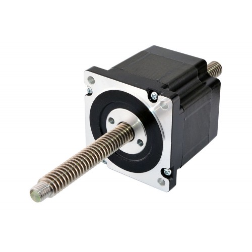 Nema 34 Non Captive Linear Actuator 34LS31-3124C-250N Screw Length 250mm, Lead/rev 6.35mm, Thrust 800N, 3.12A