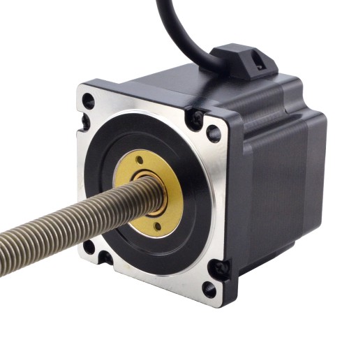 NEMA 34 Non-Captive Acme Linear Actuator Stepper Motor 34N30S5504GK5-300RS Screw Length 300mm, Lead/rev 2.54mm, 450Ncm, 5.5A