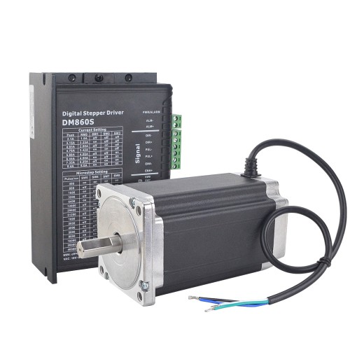 Nema 34 Stepper Motor Kit 1-DM860S-34HS59 with 12.0Nm Stepper Motor & DM860S Stepper Driver