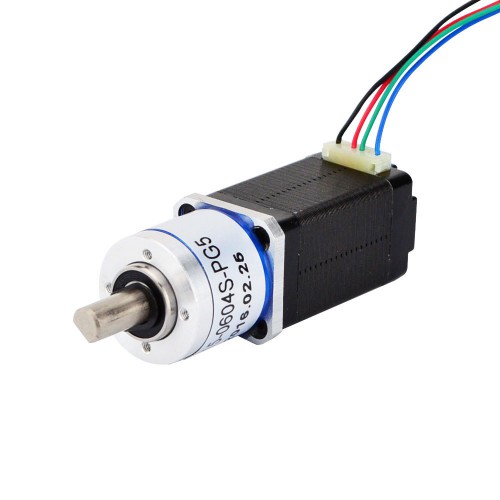 Nema 8 Geared Stepper Motor 8HS15-0604S-PG5 0.6A 5:1 Planetary Gearbox 0.17Nm Output Holding Torque
