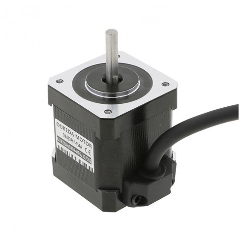 Oukeda NEMA 17 Bipolar Stepper Motor OK423P47-154A 32Ncm 3 Phase 1.5A 1.2 Deg 3 Wires