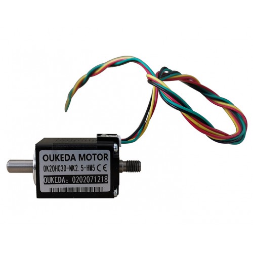 Oukeda OK20HC30-NK2.5-HM5 NEMA8 Hollow Shaft Stepper Motor 1.8Ncm 0.6A 1.8 Deg 4Wires