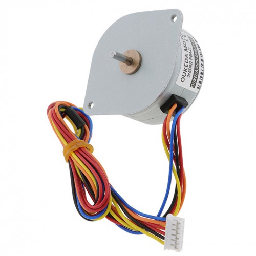 Oukeda OK42PM22-0186A-C1 Permanent Magnet Stepper Motor 7.5 Deg 4.90Ncm 12V 6 Wires