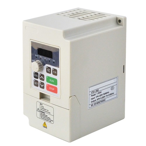 1.5KW 2HP VFD Variable Frequency Drive V70-1.5S2 7A 220V For 3 Phase Motor