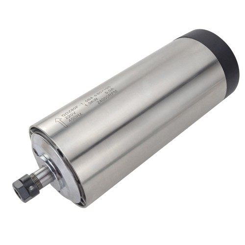 1.5KW Air Cooled Spindle Motor GDZ80F-1.5B4 220V 24000RPM 400Hz ER11 Collet CNC Spindle Motor