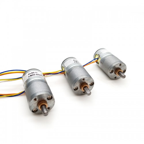 20Pcs 12V Micro DC Stepper Gear Motor GM20-20BY 18° 0.12A 2.5kg.cm 2 Phase with Ratio 29-488 Gearbox