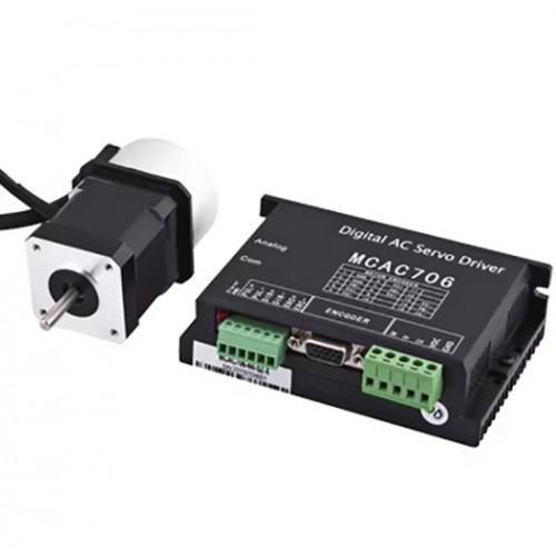 24V 64W Nema 17 42mm DC Servo Motor & Driver Kit 3.13A 0.2N.m 3000RPM with 1000 Lines Encoder