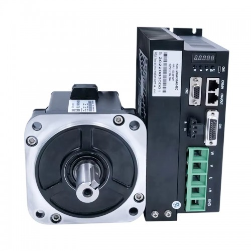 48V 1.5kW 130mm DC Servo Motor Kit 130ASM1500-2500C+MCAC8A0 48V 4.78Nm 37A 3000RPM with MCAC8A0 Servo Driver