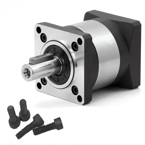 DLF Series Nema 23 Planetary Gearbox Ratio 4:1 - 100:1, Input Shaft 6.35mm/ 8mm