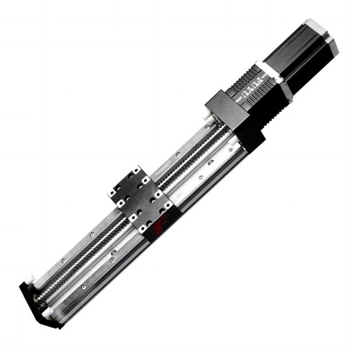 Double Guide Rails Ball Screw Linear Stage Module FSK80 Screw Driven Linear Actuator 100-1000mm with NEMA24 Stepper Motor
