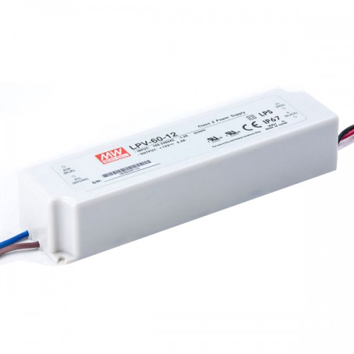 Meanwell LPV-60-12 SMPS Power Supply / Switch Mode Power Supply 5A 12V 60W