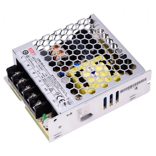 MeanWell LRS-50-5 SMPS Power Supply / Switch Mode Power Supply 5VDC 50W 10A