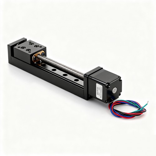Mini Motorized Linear Slides Actuator OSP001601 1mm Pitch 0.07Nm Stroke 75mm with Nema 11 Stepper Motor