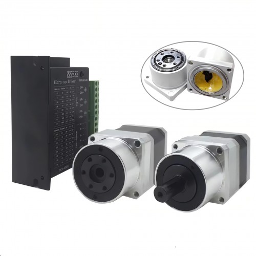 MINIS/MINIF Series Harmonic Stepper Motor with Ratio 30:1/50:1/100:1 Harmonic Gearbox
