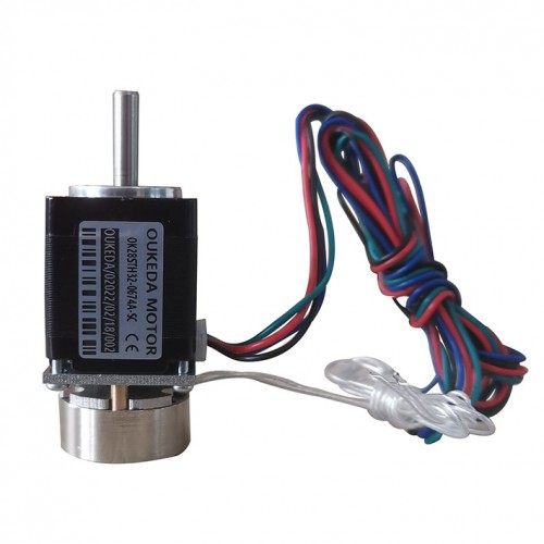 NEMA 11 Bipolar Stepper Motor OK28STH32-0674A-SC 5.88Ncm 0.67A 1.8deg 28×28×32.2mm 4 Wires with Brake