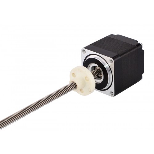 Nema 11 External Linear Actuator 11LS13-04247-150E Screw Length 150mm, Lead/rev 0.635mm, Thrust 57N 0.42A