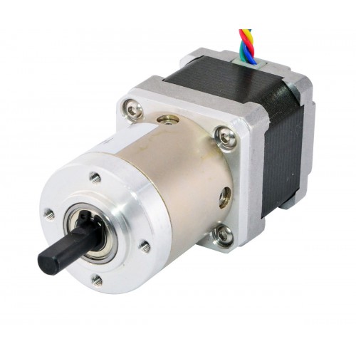 Nema 14 Geared Stepper Motor 14HS13-0804S-PG19 with 19:1 Planetary Gearbox 2.77Nm Output Holding Torque
