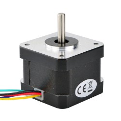 Nema 17 Bipolar Stepper Motor 17HM13-0316S 16Ncm 0.3A 0.9deg 42×42×34mm 6 Wires