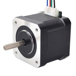Nema 17 Bipolar Stepper Motor 17HS15-1504S-X1 45Ncm 12V 1.5A 42×42×39mm 4 Wires with 1m Cable and Connector