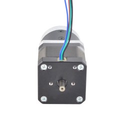 Nema 17 Dual Shaft Geared Stepper Motor 1.68A L=39mm Ratio 10:1 Planetary Gearbox 3.3Nm Output Holding Torque