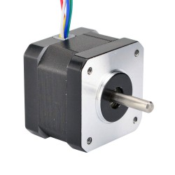 Nema 17 Dual Shaft Stepper Motor 17HM13-0316D 16Ncm 0.31A/0.22A 0.9deg 42×42×34mm 6 Wires