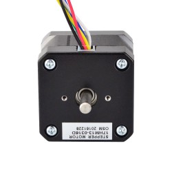 Nema 17 Dual Shaft Stepper Motor 17HM13-0316D 16Ncm 0.31A/0.22A 0.9deg 42×42×34mm 6 Wires