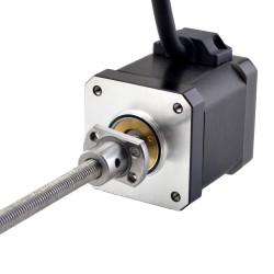 NEMA 17 External Ball Screw Linear Stepper Motor 17E19S2504BSM5-150RS Screw Length 150mm, Lead/rev 1mm