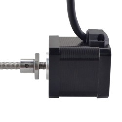 NEMA 17 External Ball Screw Linear Stepper Motor 17E19S2504BSM5-150RS Screw Length 150mm, Lead/rev 1mm