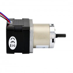 Nema 17 Geared Stepper Motor 17HS13-0404S-PG27 0.4A 27:1 Planetary Gearbox 3Nm Max Permissible Torque