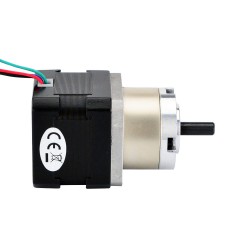 Nema 17 Geared Stepper Motor 17HS13-0404S-PG5 0.4A with 5:1 Planetary Gearbox 1.17Nm Output Holding Torque
