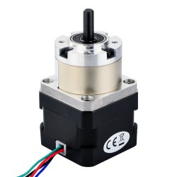 Nema 17 Geared Stepper Motor 17HS13-0404S-PG5 0.4A with 5:1 Planetary Gearbox 1.17Nm Output Holding Torque