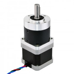 Nema 17 Geared Stepper Motor 17HS15-1684S-HG10 10:1 High Precision Planetary Gearbox 3.7Nm Output Holding Torque