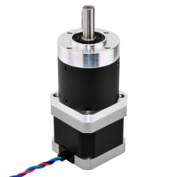Nema 17 Geared Stepper Motor 17HS15-1684S-HG100 100:1 High Precision Planetary Gearbox 15Nm Max Permissible Torque