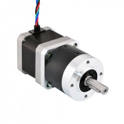 Nema 17 Geared Stepper Motor 17HS15-1684S-HG3 5:1 High Precision Planetary Gearbox 1.85Nm Output Holding Torque