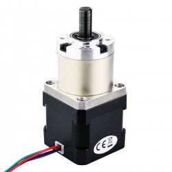 Nema 17 Geared Stepper Motor 17HS15-1684S-PG27 1.68A 27:1 Planetary Gearbox 3Nm Max Permissible Torque