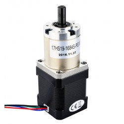 Nema 17 Geared Stepper Motor 17HS19-1684S-PG100 1.68A 100:1 Planetary Gearbox 4Nm Max Permissible Torque