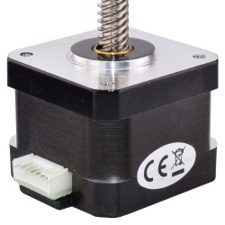 Nema 17 Non Captive Linear Actuator Stepper Motor 17LS13-0404N-150G Screw Length 150mm, Lead/rev 8.0mm, 26.0Ncm, 0.4A