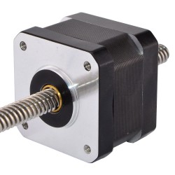 Nema 17 Non Captive Linear Actuator Stepper Motor 17LS13-0404N-150G Screw Length 150mm, Lead/rev 8.0mm, 26.0Ncm, 0.4A